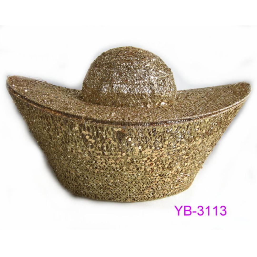 YB-3115 金蔥鐵絲元寶